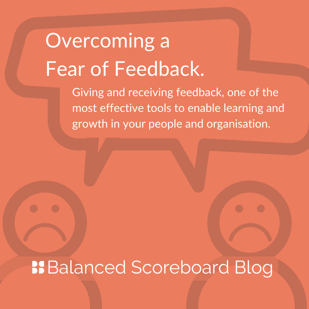 Overcoming a fear of feedback