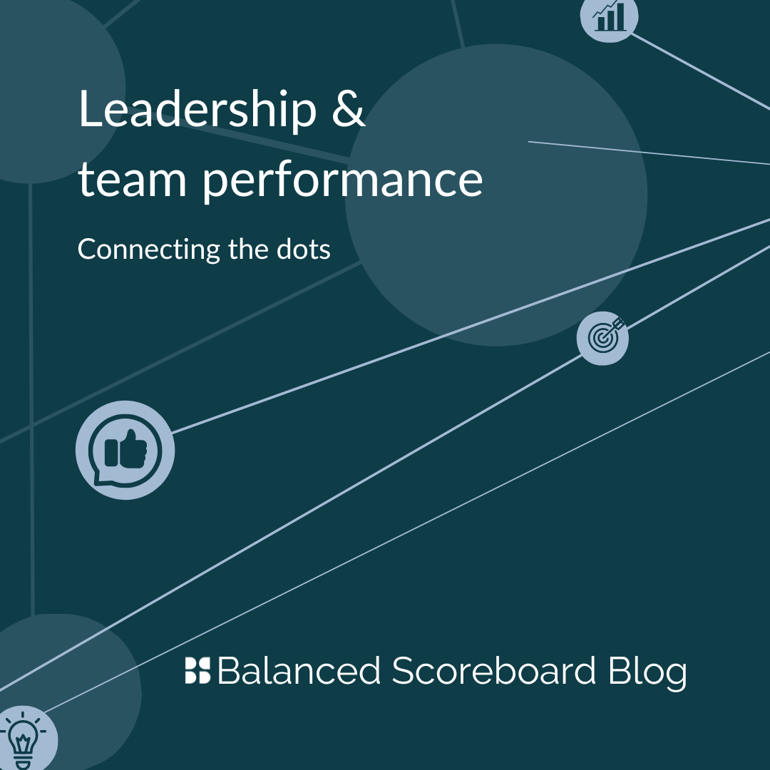 Leadership and team performance – connecting the dots.